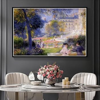オーギュスト・ルノワール、【トリニテ広場（パリ）】、希少画集画より オーギュスト・ルノワール、【トリニテ広場（パリ）】、希少画集